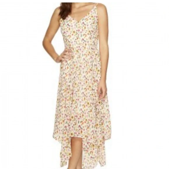 Romeo & Juliet Couture Floral Handkerchief Hem Slip Dress - Picture 5 of 14